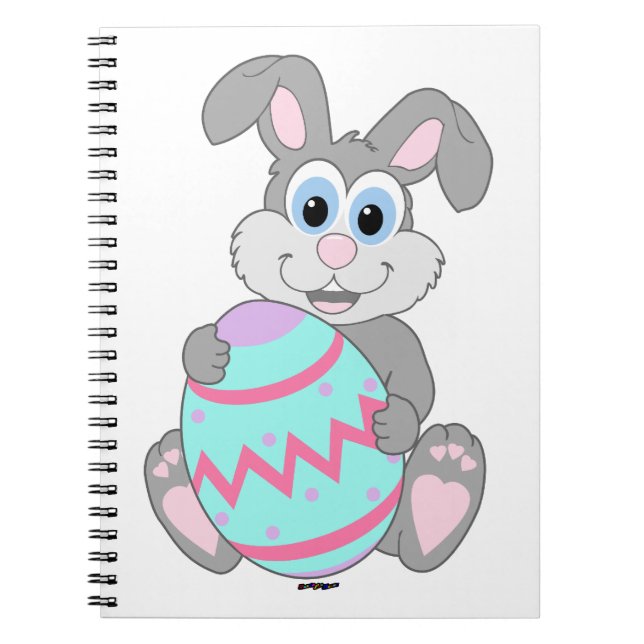 Easter Bunny Spiral Notebook (Front)