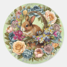 Easter Bunny Spring Floral