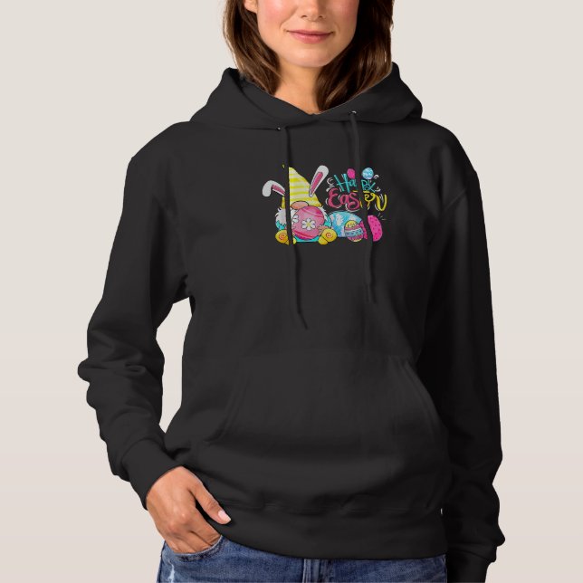 Easter Bunny Spring Gnome Easter Egg Hunting And B Hoodie (Front)
