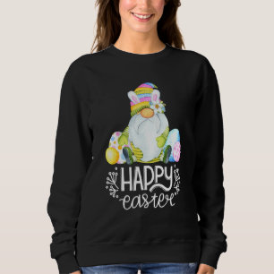 Easter Bunny Spring Gnome Easter Egg Hunting And B Sweatshirt
