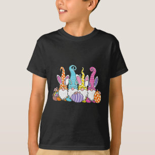 Easter Bunny Spring Gnome Easter Egg Hunting And B T-Shirt