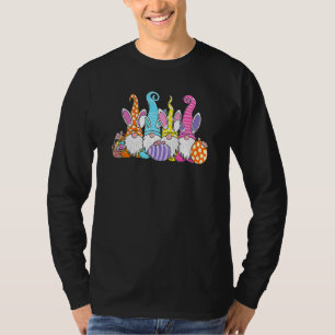 Easter Bunny Spring Gnome Easter Egg Hunting And B T-Shirt