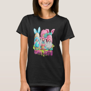 Easter Bunny Spring Gnome Easter Egg Hunting And B T-Shirt