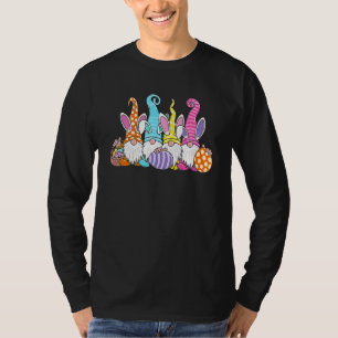 Easter Bunny Spring Gnome Easter Egg Hunting And B T-Shirt