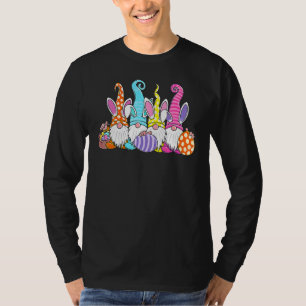 Easter Bunny Spring Gnome Easter Egg Hunting And B T-Shirt
