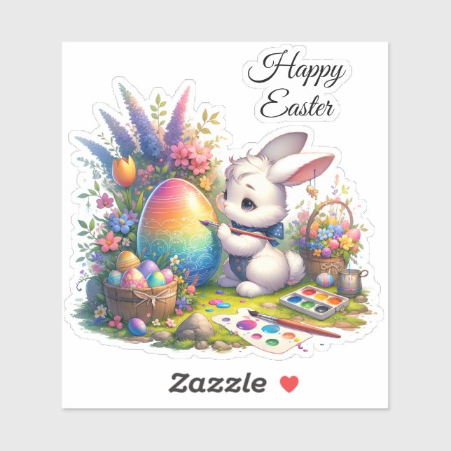 Easter Bunny Springtime Holiday Cheerful Fun (Sheet)
