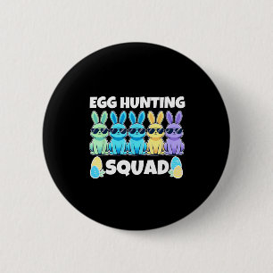 Easter Bunny Squad Humour Egg Hunting Day  6 Cm Round Badge