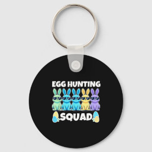 Easter Bunny Squad Humour Egg Hunting Day Key Ring
