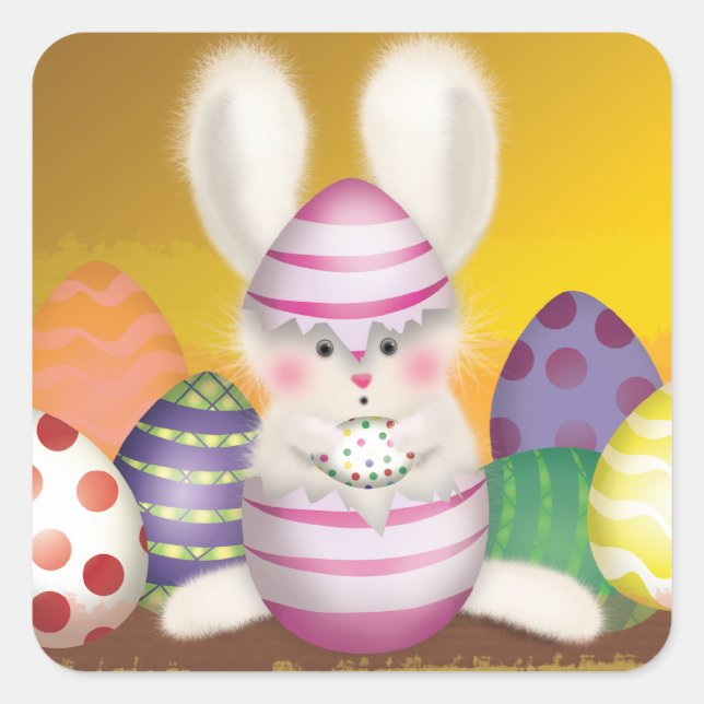 Easter Bunny Sticker (Front)