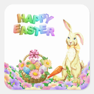 Easter Bunny Stickers