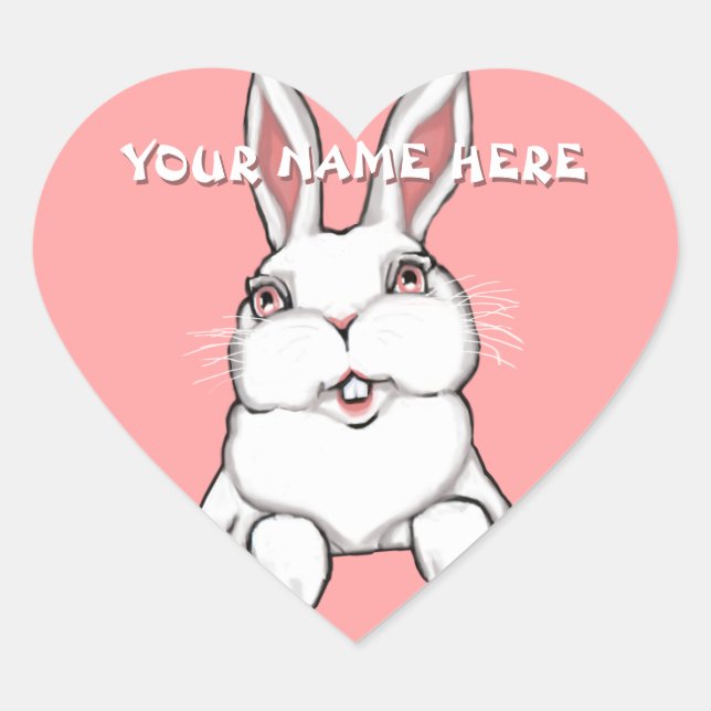 Easter Bunny Stickers Custom Easter Stickers (Front)