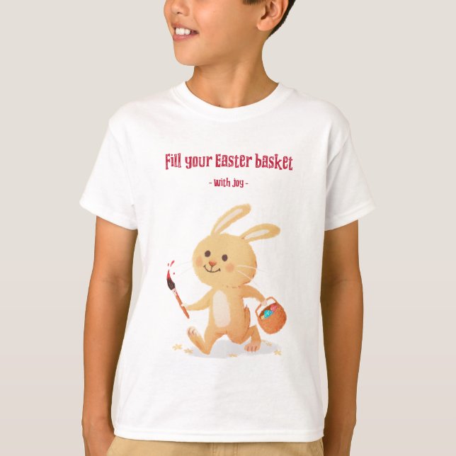 Easter Bunny Stories design 2 - KId's T-Shirt (Front)