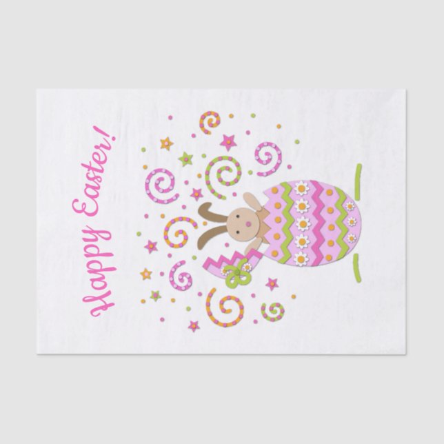 Easter Bunny Surprise Tissue Paper (Front)