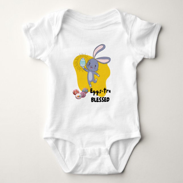 Easter bunny themed T-Shirt / babysuits Baby Bodysuit (Front)