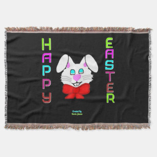 Easter Bunny Throw Blanket