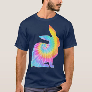 Easter Bunny Tie Dye Retro Egg Hunt  T-Shirt