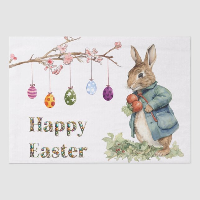 Easter Bunny  Tissue Paper (Front)