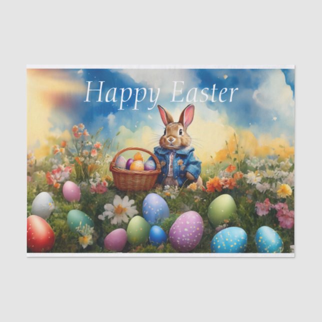 Easter Bunny  Tissue Paper (Front)