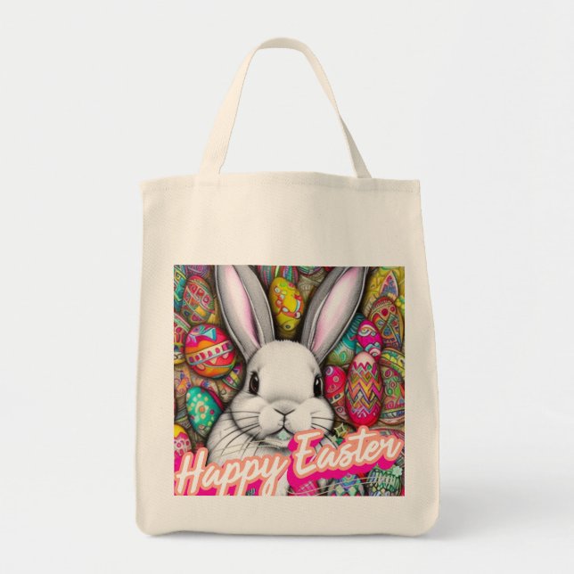 Easter Bunny Tote Bag (Front)