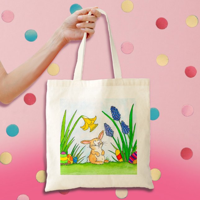 Easter Bunny tote bag by Nicole Janes (Creator Uploaded)