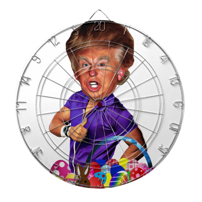 easter bunny trump dartboard (Front)