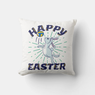 Easter Bunny Volleyball Jump Serve Cushion