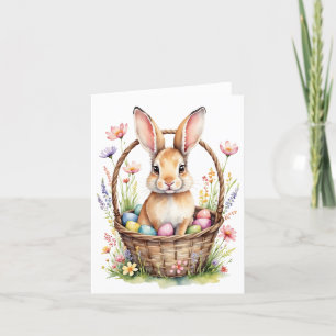 Easter Bunny Watercolor Easter Card 2
