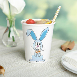Easter Bunny With A Bow Tie Paper Cups