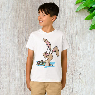 Easter Bunny with Basket of Eggs T-Shirt