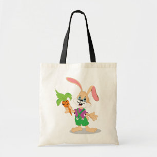 Easter Bunny With Carrot Tote Bag