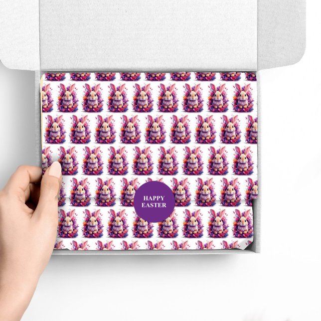 Easter Bunny Wrapping Paper Flat Sheet Set of 3 (Creator Uploaded)