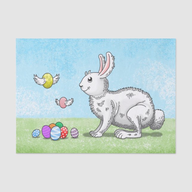 Easter Bunny's Egg Hunt Tissue Paper (Front)