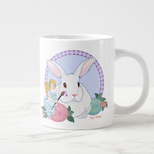 Easter Bunny's Helper Large Coffee Mug (Right)