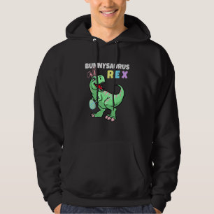 Easter Bunnysaurus Rex Cool Trex Easter Dinosaur B Hoodie