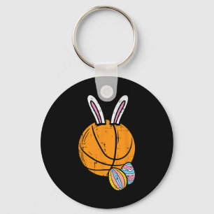 Easter Bysketbyll Bunny Rabbit Sports Men Boys Kid Key Ring