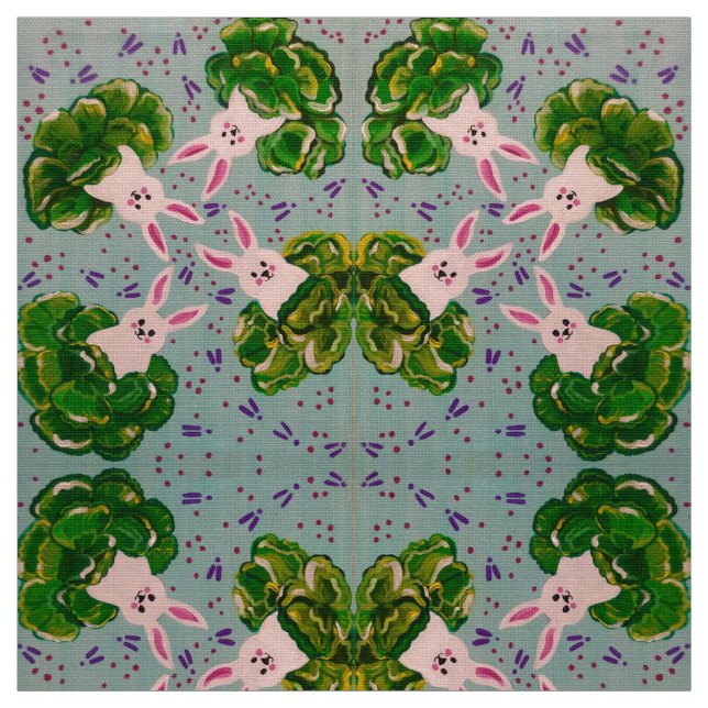 Easter Cabbage Twirl Fabric (Swatch)