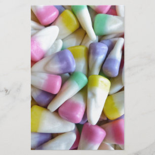 Easter Candy Corn Stationery