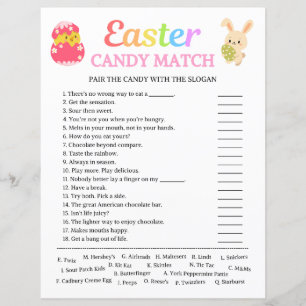 Easter Candy Match Game