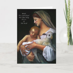 Easter Card: Artwork: Lamb Of God Holiday Card