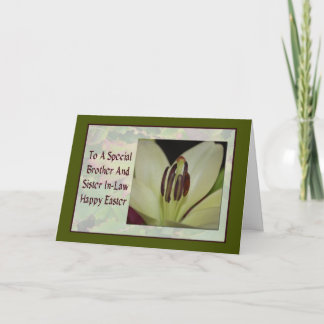 Easter Card For Brother And Sister In Law