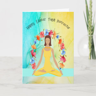 Easter Card for Yoga Instructor