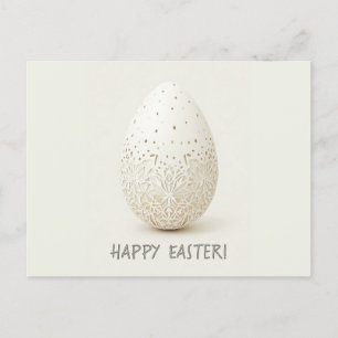 Easter card in minimalist style