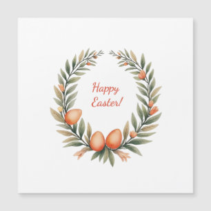 Easter card in soft pastel colours