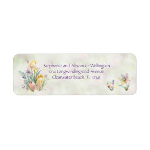 Easter Card Return Address Label