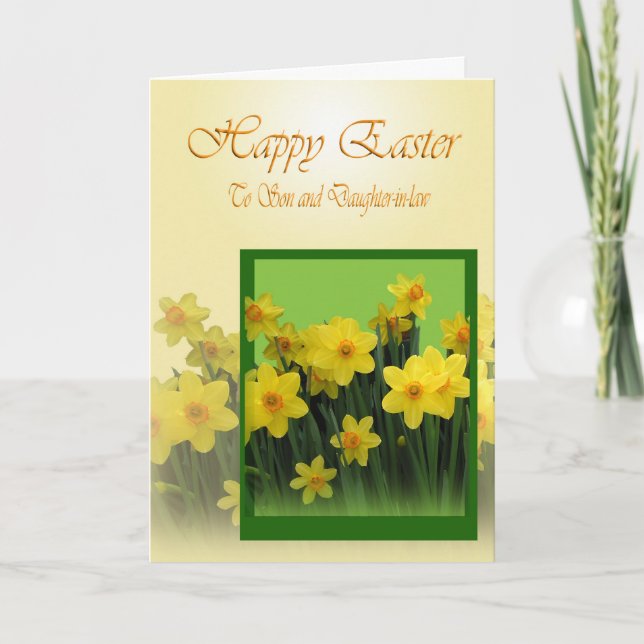 Easter Card to Son and Daughter-in-law (Front)