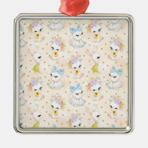 Easter Cards Metal Tree Decoration