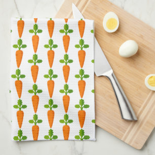  Easter Carrot Pattern Seasonal Decor   Tea Towel