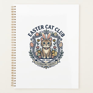 Easter Cat Cat Graphic Tee Art - Easter Cat Club_1 Planner
