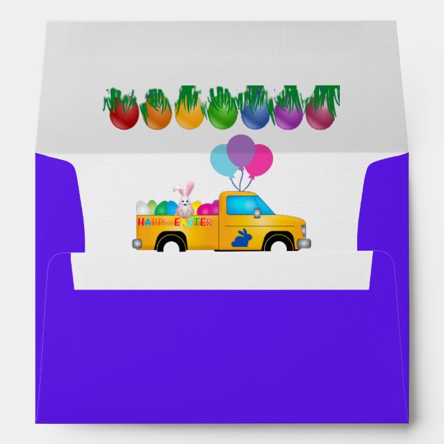 Easter Celebration Purple Envelopes (Back (Bottom))