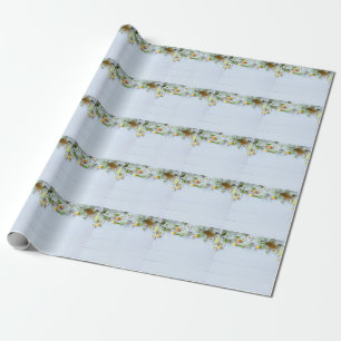 Easter Cherry Plum: Yellow Eggs. Wrapping Paper